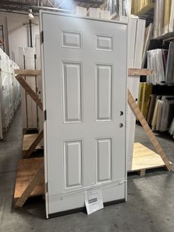 36”x80” High-Quality Steel Pre-Hung Doors for Sale!