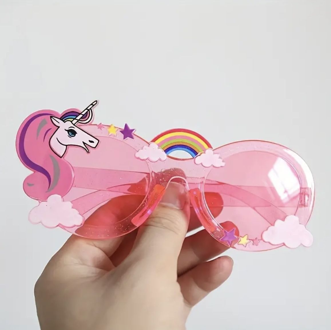 Unicorn Little Girls Glasses 8 Count