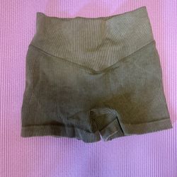 Green Workout Shorts