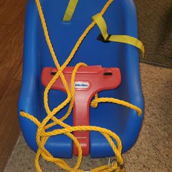 Little Tikes Baby Boy Outdoor Swing Portable Hanging Toddler Rocker Blue New Toddler Swing
