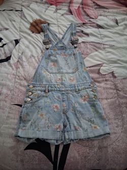 So Cute Flowery Overall M 7/8