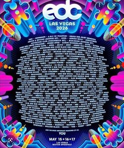 EDC GA+ and shuttle passes from rio. 2 tickets