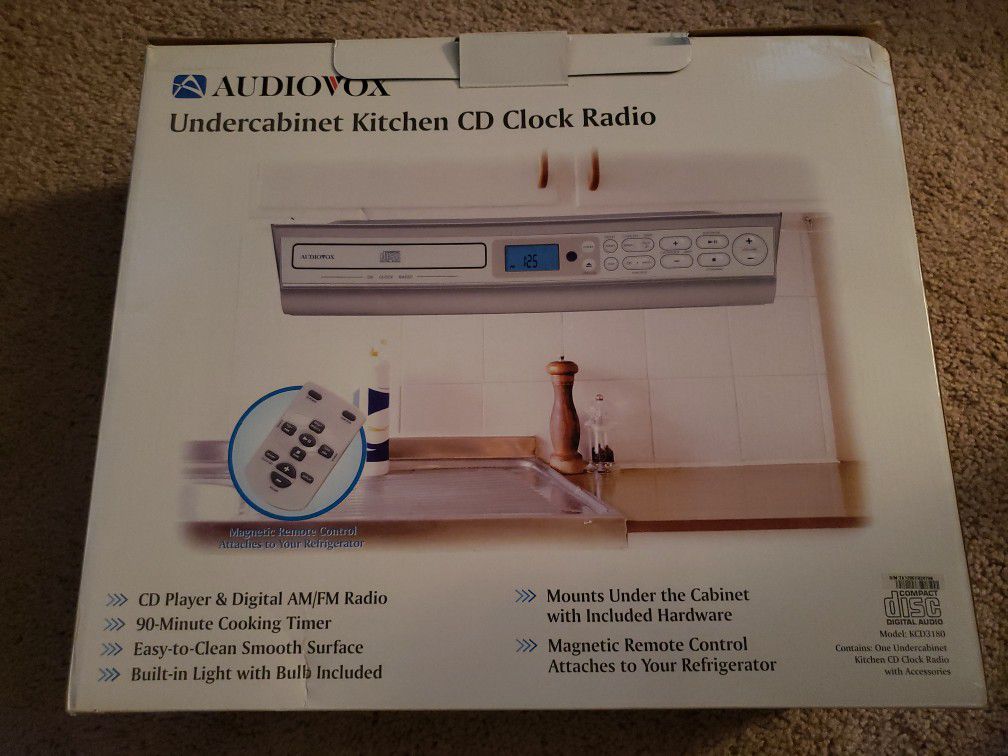 Audiovox Under Cabinet CD Player