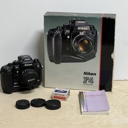 Nikon F4s With Salesman Brochure 
