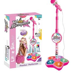 Children's Karaoke Microphone with a Stand
