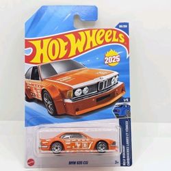  2025 Hot Wheels BMW 635 CSi Orange 