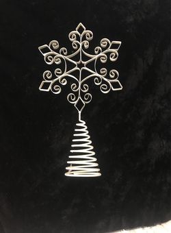 Martha Stewart Snowflake Tree Topper