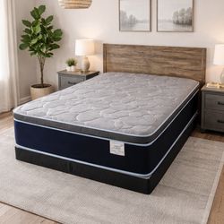 Full Size Mattress 14” Inches Thick Pillow Top. New From Factory. Available All Size. Same Day Delivery