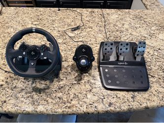 Logitech G20 Steering Wheel, Pedals, and Shifter