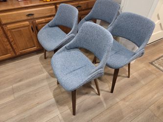 Ladson Upholstered Side Chair - blue (x4)