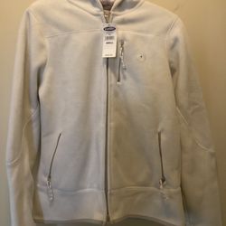 NEW Jr. Beige Hooded Fleece - Size S