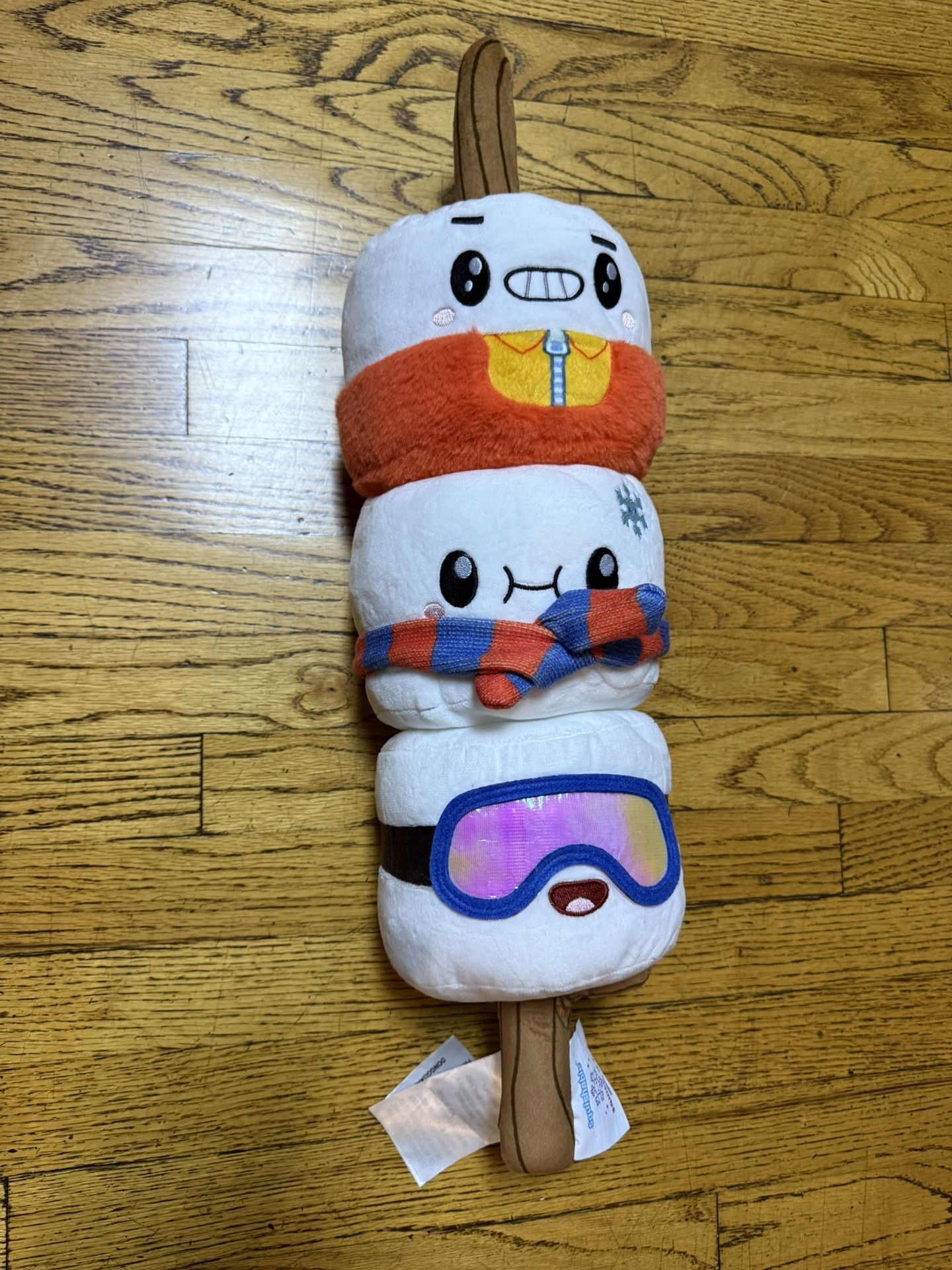 Squishable plush toy - Comfort Food Marshmallow Stick. 