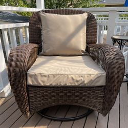 Hampton bay beacon park swivel rocker cheap