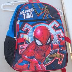 Used But In Good Condition Spider Man Back Pack 