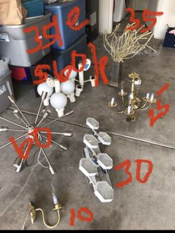 Light Fixtures starting $10.00