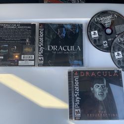 Dracula PlayStation1 Lot 