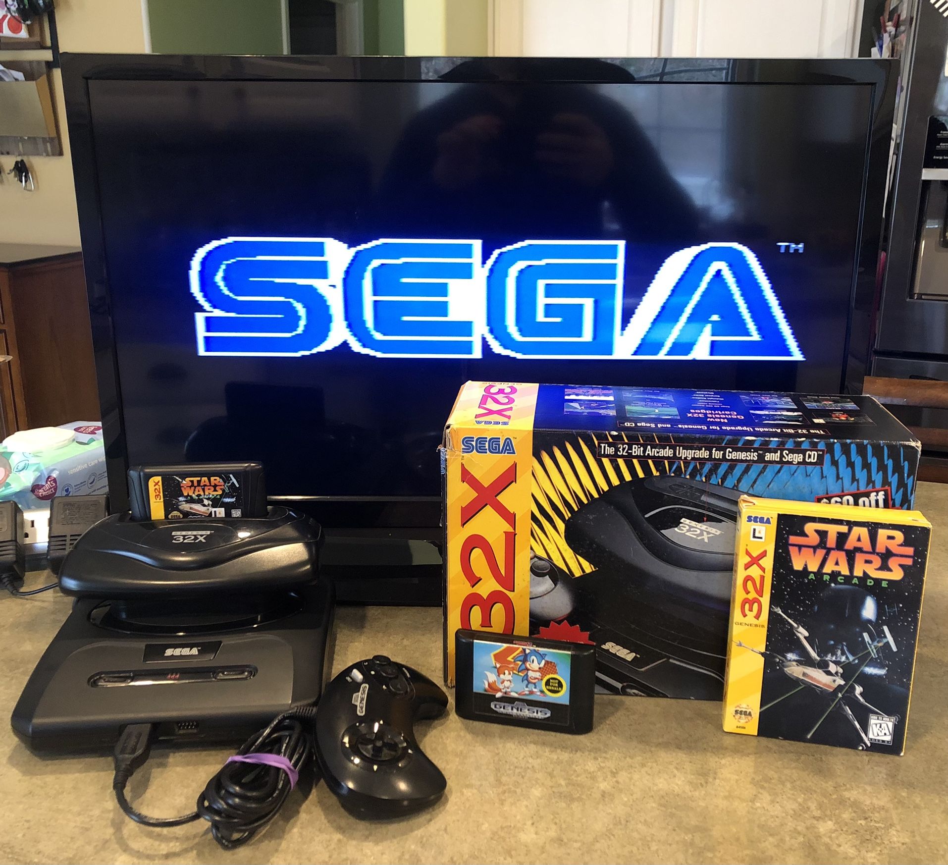 Complete Sega Genesis & 32x With Games