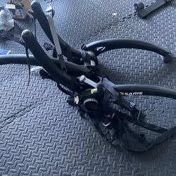 Saris Bones EX 2-Bike Trunk Rack Bicycle Carrier, Durable, Rust-Free, Anti-Sway Straps, Made in USA, Arc-Based Design, 100% Recyclable Materials