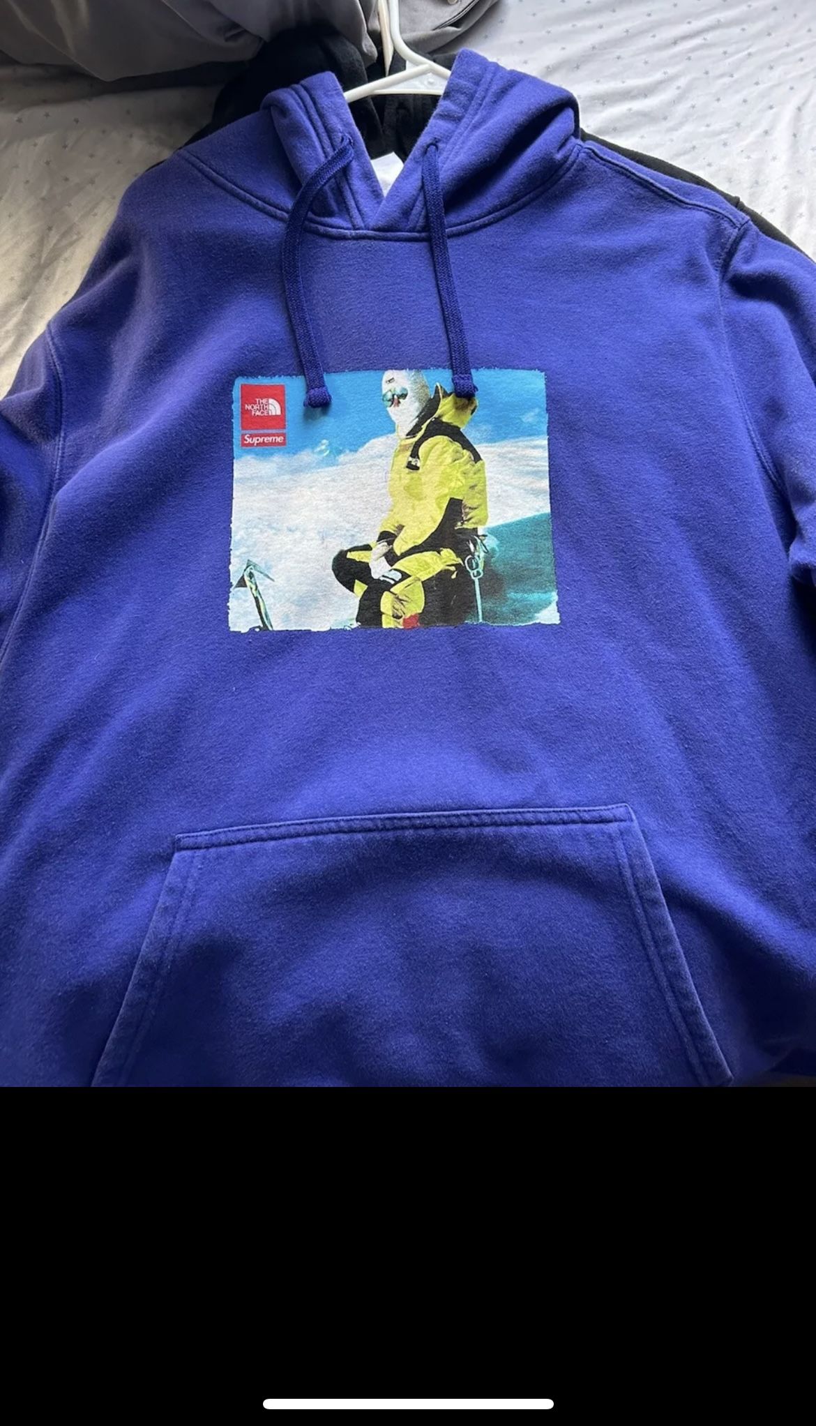 Supreme North Face Hoodie Royal Color Size XL Used