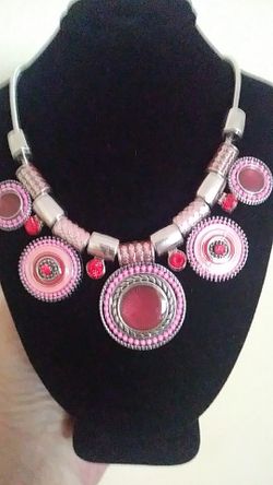 Choker length necklace