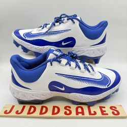 Nike Alpha Huarache 4 Elite MCS Baseball Cleats Royal Blue FD6255-106 Men’s Sz 11  New 