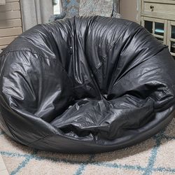 Bean Bag Chair Black Oversized