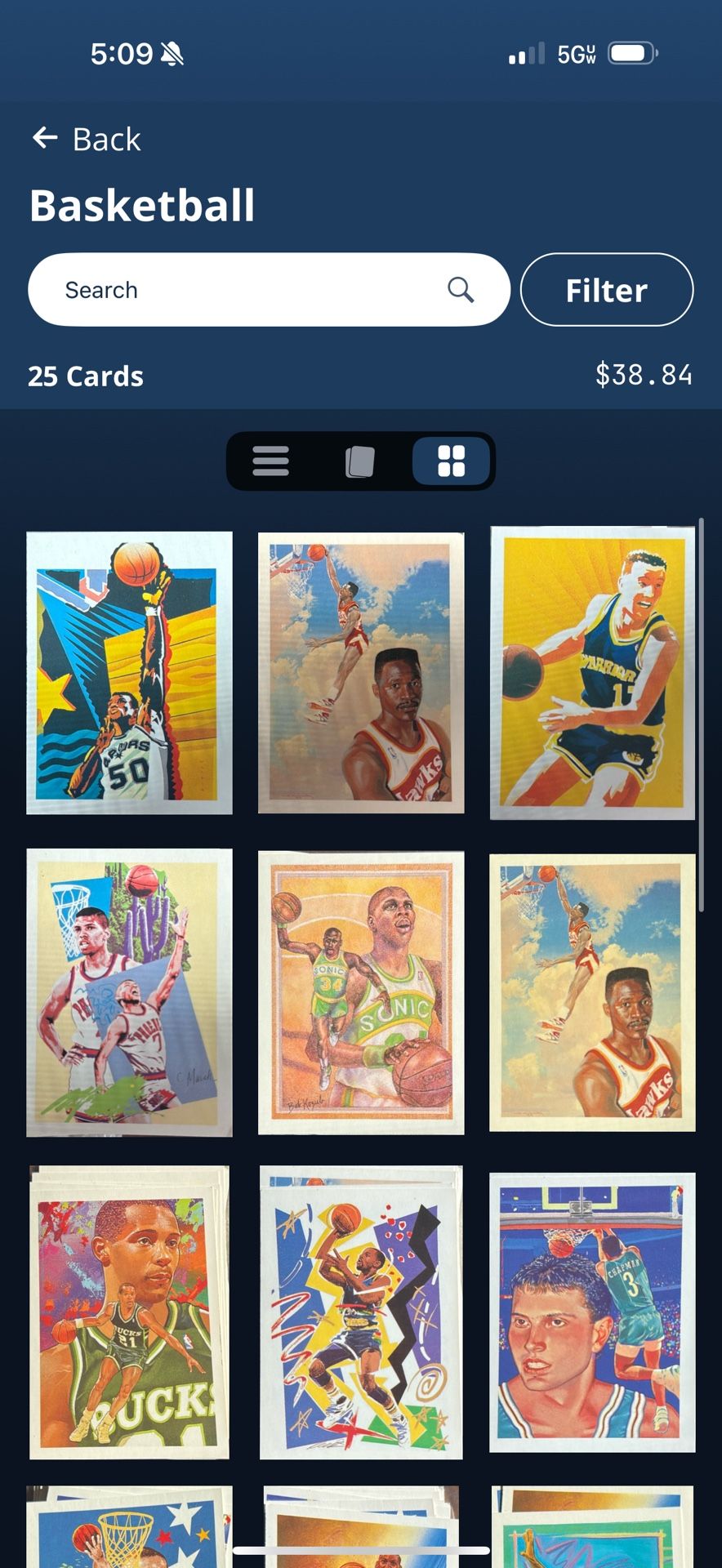 1990 NBA Hoops Basketball Cards Lot – 25 Stars & Hall of Famers – $28