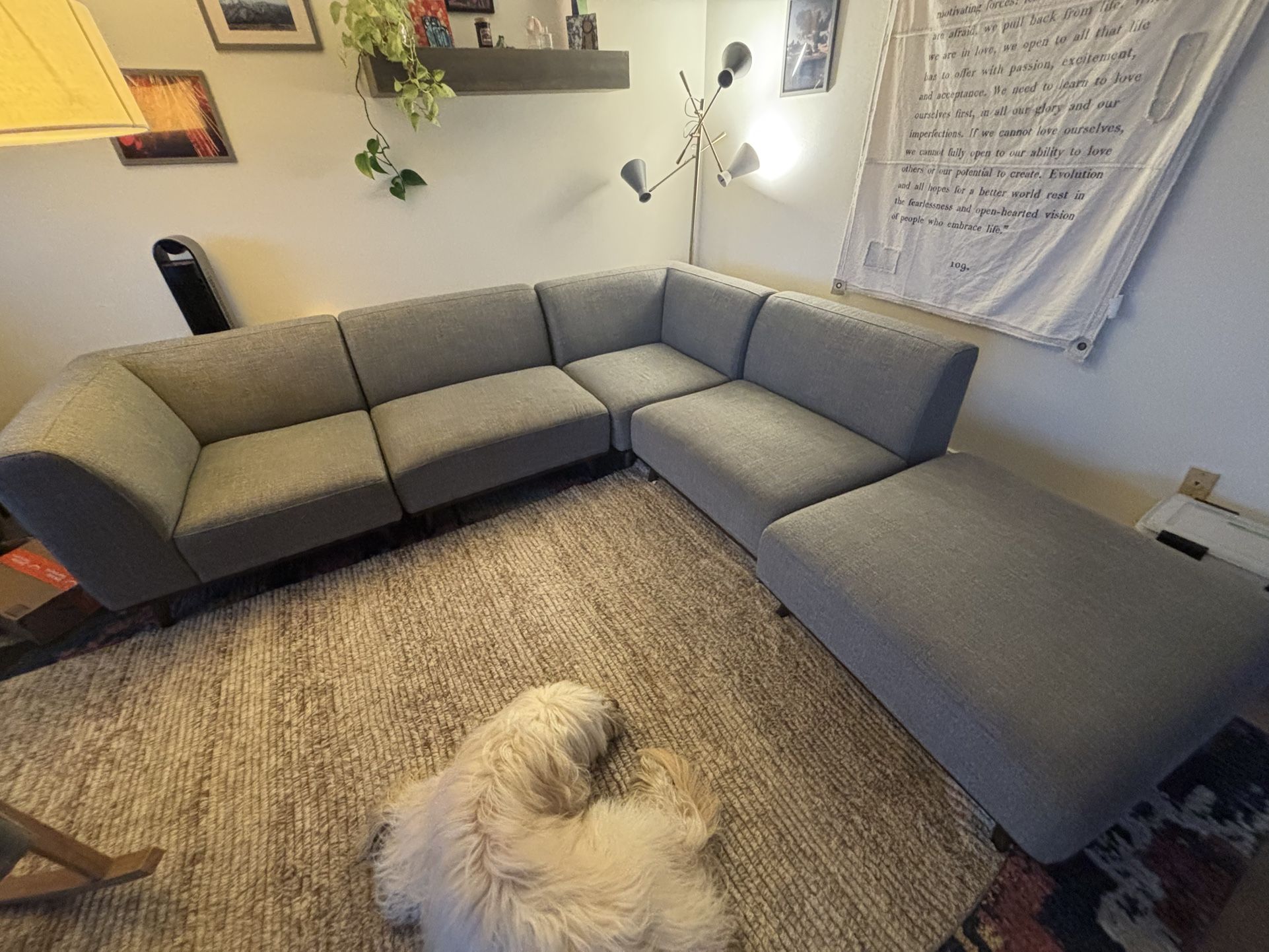 Pending- Kasala Gray sectional Couch