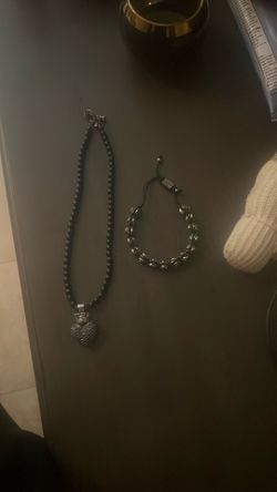 King baby necklace and bracelet