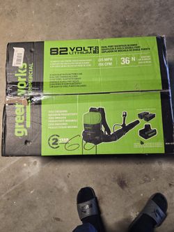 Greenworks Commercial Dual Backpack Blower