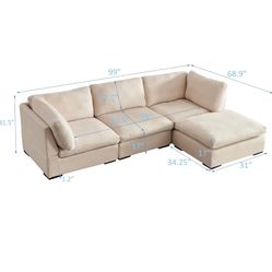 4pc Sectional Sofa