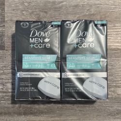 Dove Men + Care Sensitive Skin 3in1 Hand Body Face & Shave Bar 6 Pack $8 Each 