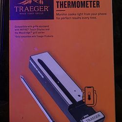 Traeger BAC785 Wireless Meat Thermometer WiFi Compatible Grill NEW+Fast SHIPPING