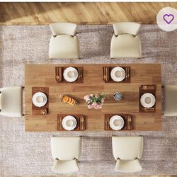 Dining table up to 6 seats-  like new