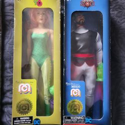 Mego 14" action figure set Poison Ivy/General Zod