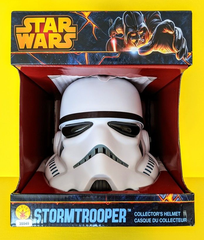 Star Wars Stormtrooper Helmet Deluxe for Adult Halloween Costume - Not Black Series