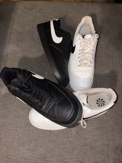 Nike Low-Top Sneakers – 2 Pairs Black & White