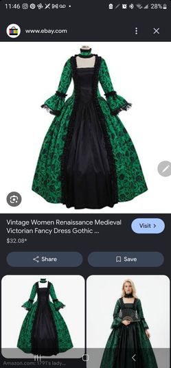 Medieval dress 10$