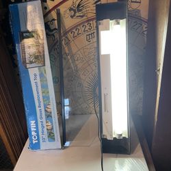 - [ ] Aqueon light and glass cover one piece 