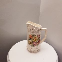Vintage Lefton floral pitcher 