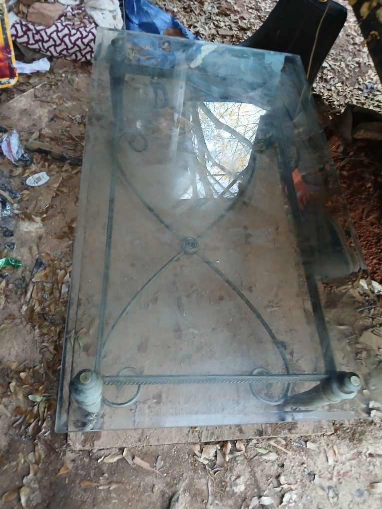 Glass Top Coffee Table