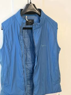 Rapha Men’s XL Blue Insulated Cycling Vest / Gilet