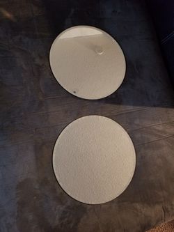 Two 12" Mirror Table / Decorative Pieces. Other Items Priced On My Page.