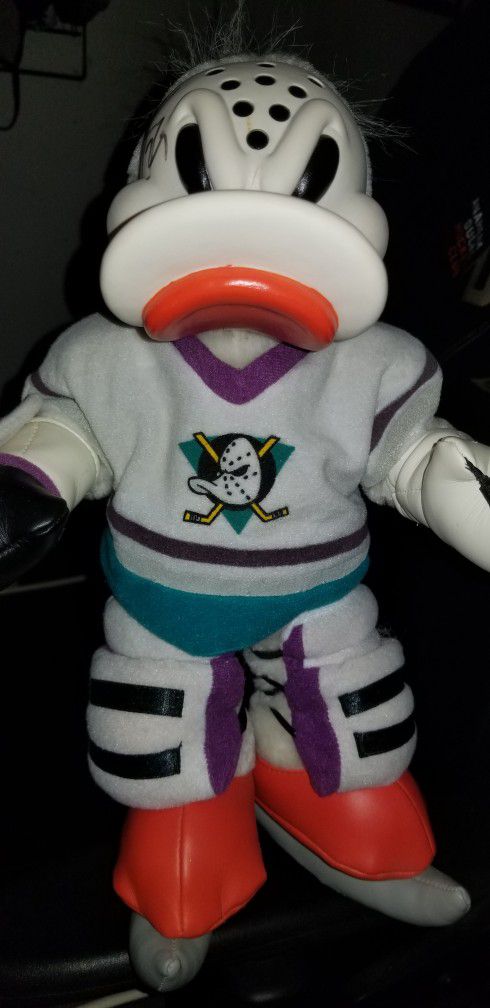 Anaheim Ducks Wild Wing 10 Mascot Plush Figure (Orange)