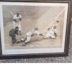 Framed Baseball Picture