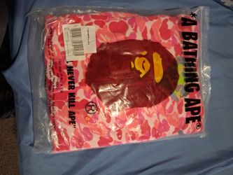 Vape hoodie pink and red