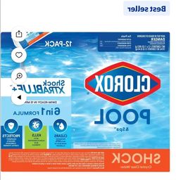 Clorox Pool shock $45 per 12 pack