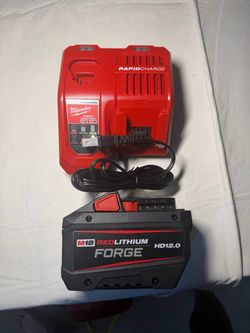 Milwaukee 12.0 forge battery charger new