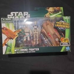 Hasbro Star Wars MTT Droid Fighter Battle Droid & Obi-Wan Kenobi New 2013