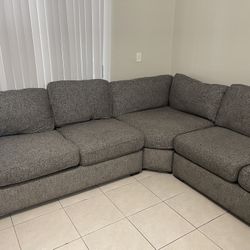Large Grey Sectional (sits 10)
